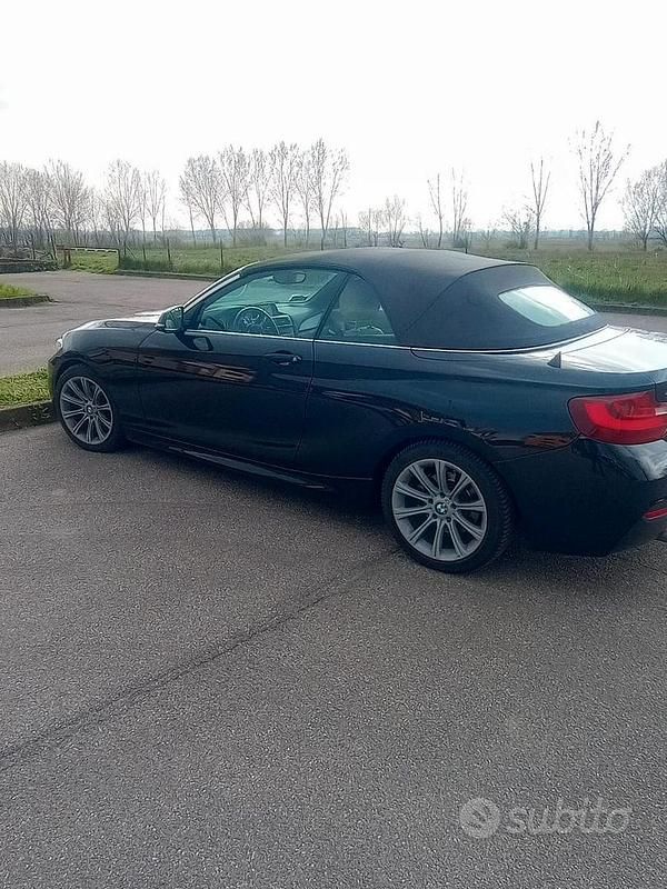 Usata BMW 220 190 CV (139 kW) 2017 Nero Cabrio