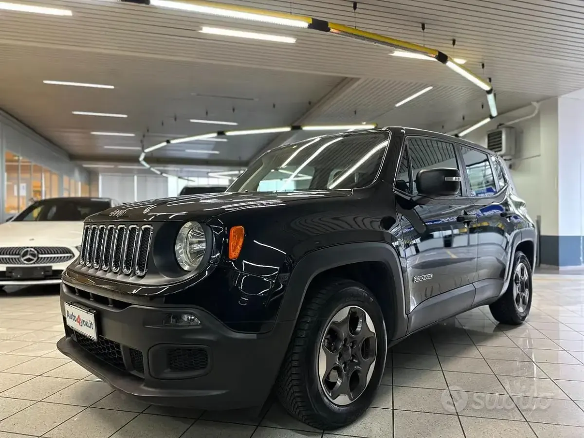 Usata Jeep Renegade Sport 95 CV (69 kW) 2019 Nero SUV
