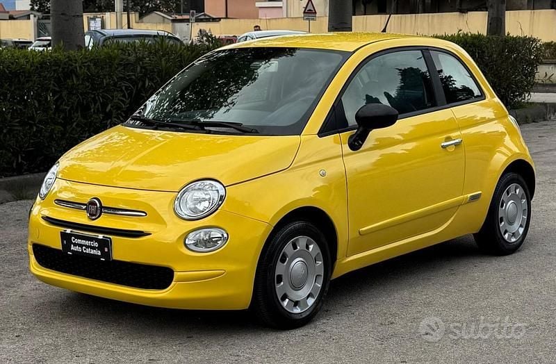 Usata Fiat 500 Pop 69 CV (50 kW) 2007 Giallo Utilitaria
