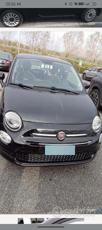 Begagnad Fiat 500 69 HK (50 kW) 2018 Svart Sedan
