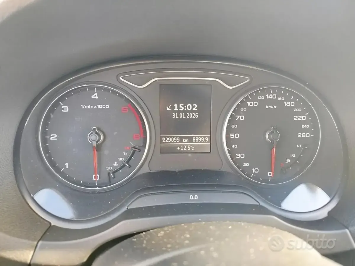 Usata Audi A3 105 CV (77 kW) 2014 Bianco Berlina
