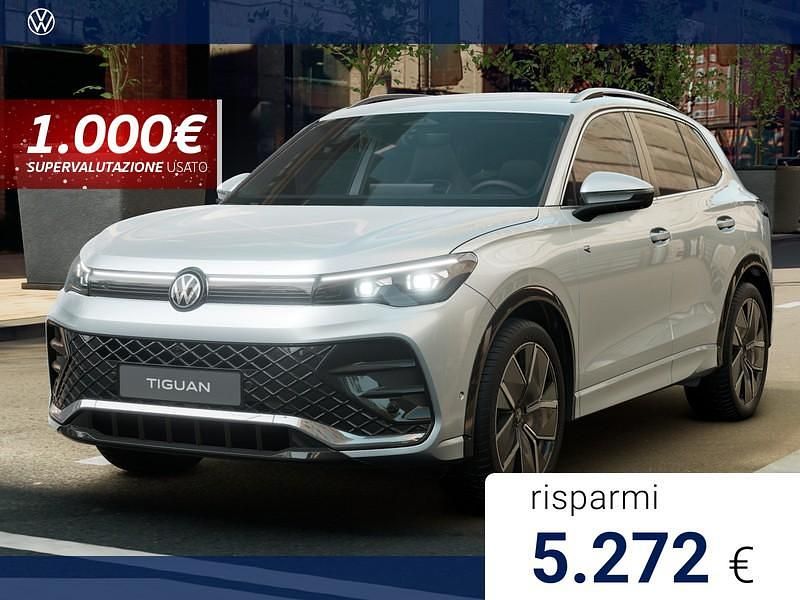 Nuova VW Tiguan R-line Plus 150 CV (110 kW) 2026 Dolomite silver metallizzato SUV