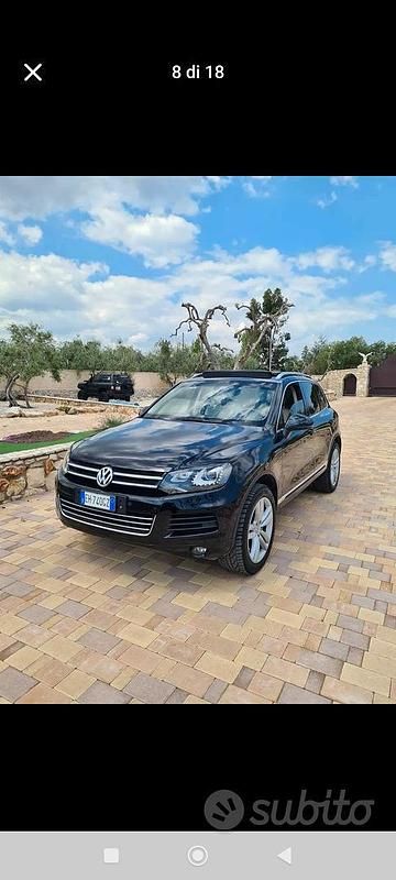 Usata VW Touareg 245 CV (180 kW) 2011 Nero SUV