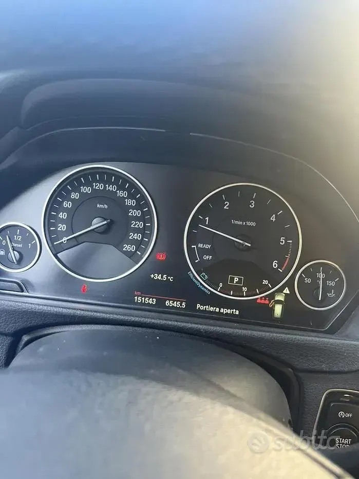 Usata BMW 316 116 CV (85 kW) 2018 Bianco Station wagon