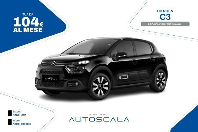 Nero Usata 2017 Citroën C3 PureTech Due volumi | 9990 € (Buon prezzo) - Immagine 1/1