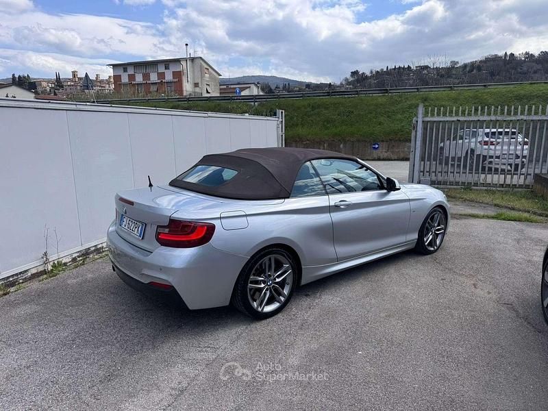 Usata BMW 218 M Sport 150 CV (110 kW) 2017 Argento Cabrio
