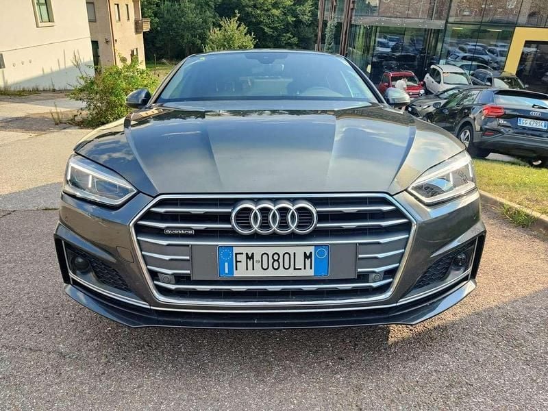 Usata Audi A5 S-Line 190 CV (139 kW) 2017 Grigio Coupé