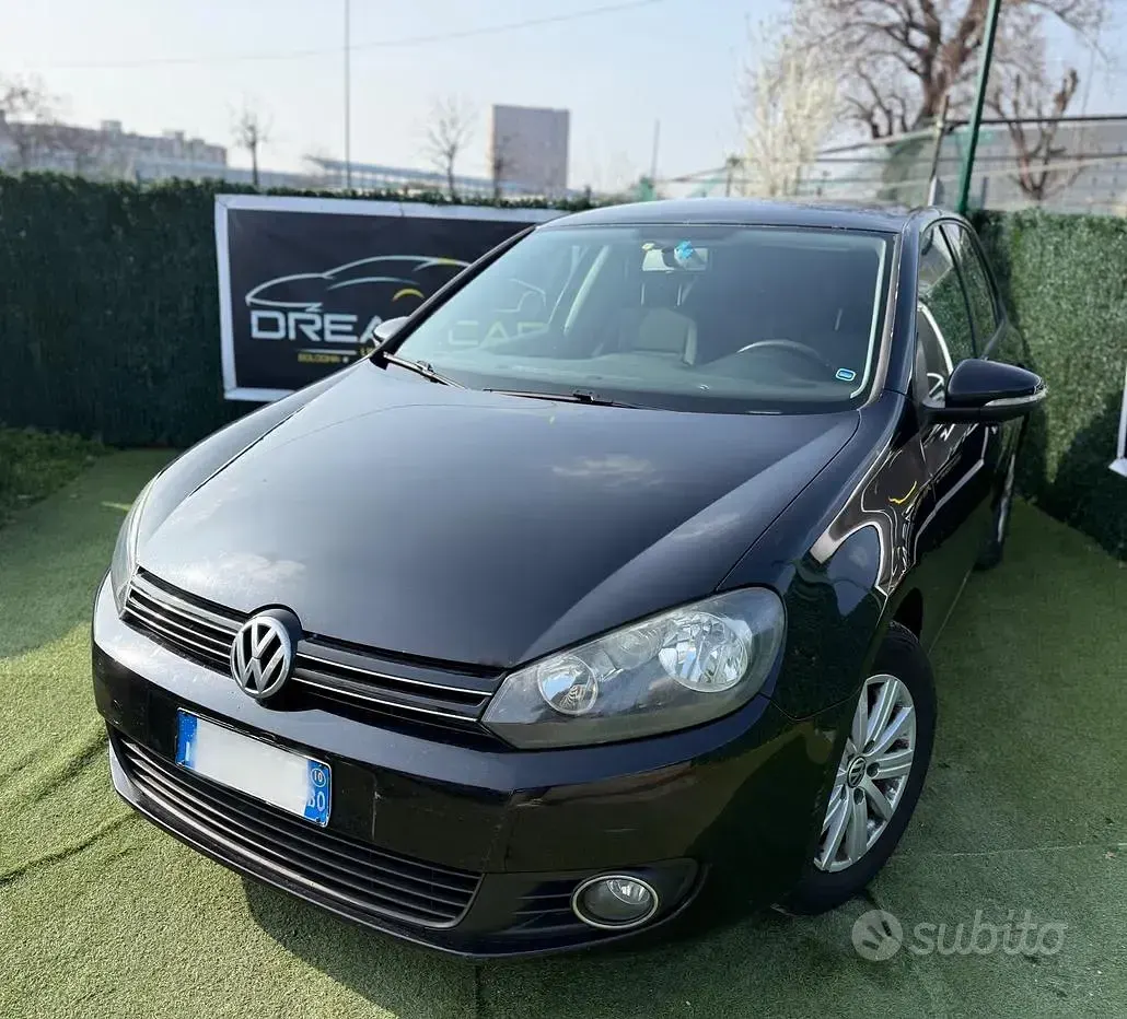 Usata VW Golf VI 102 CV (75 kW) 2010 Nero Utilitaria