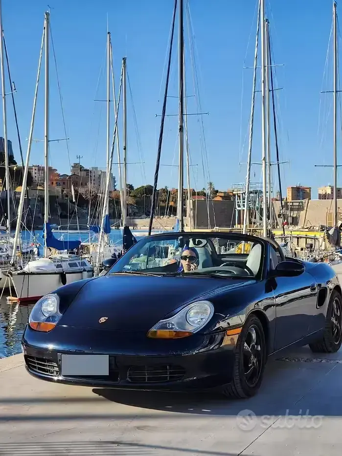 Usata Porsche Boxster 204 CV (150 kW) 1997 Bluazzurro Cabrio