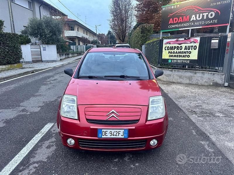 Usata Citroën C2 Exclusive 60 CV (44 kW) 2006 Rosso Utilitaria