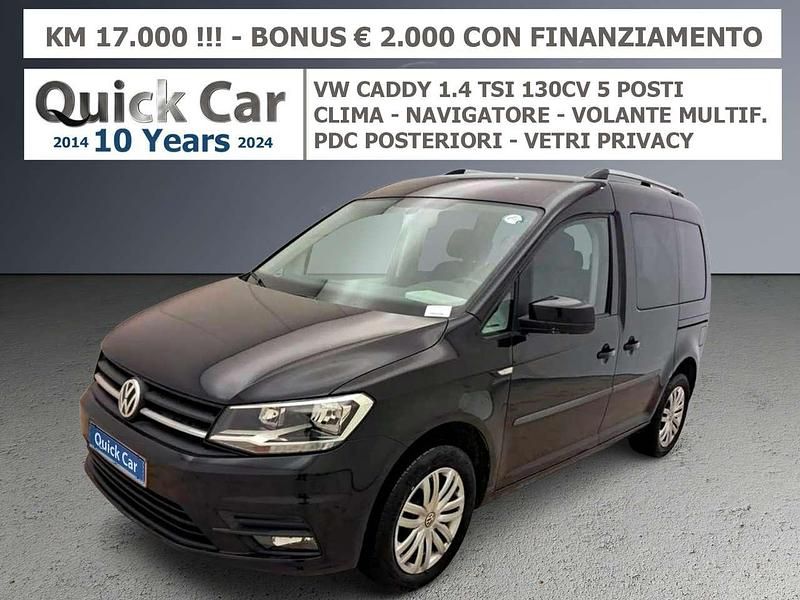 Usata VW Caddy 131 CV (96 kW) 2020 Nero Monovolume