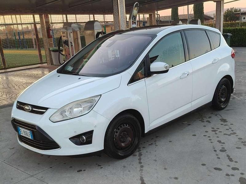 Usata Ford C-MAX Titanium 116 CV (85 kW) 2012 Bianco Monovolume