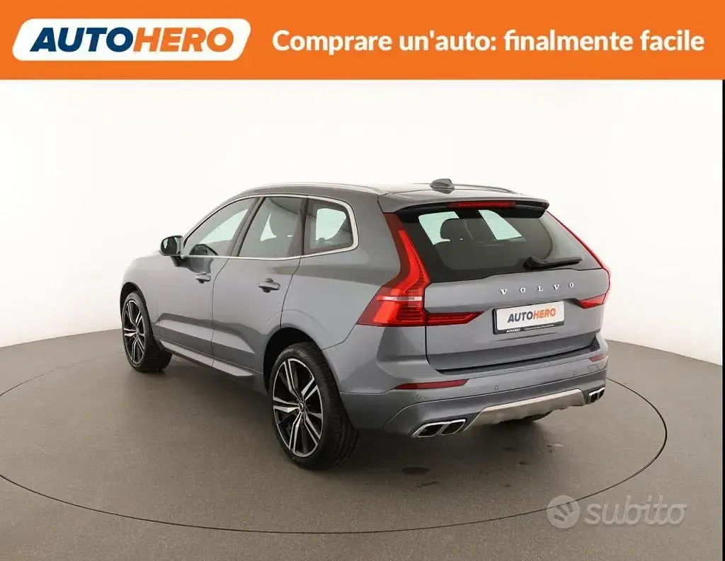 Usata Volvo XC60 R-Design 250 CV (183 kW) 2018 Grigio SUV