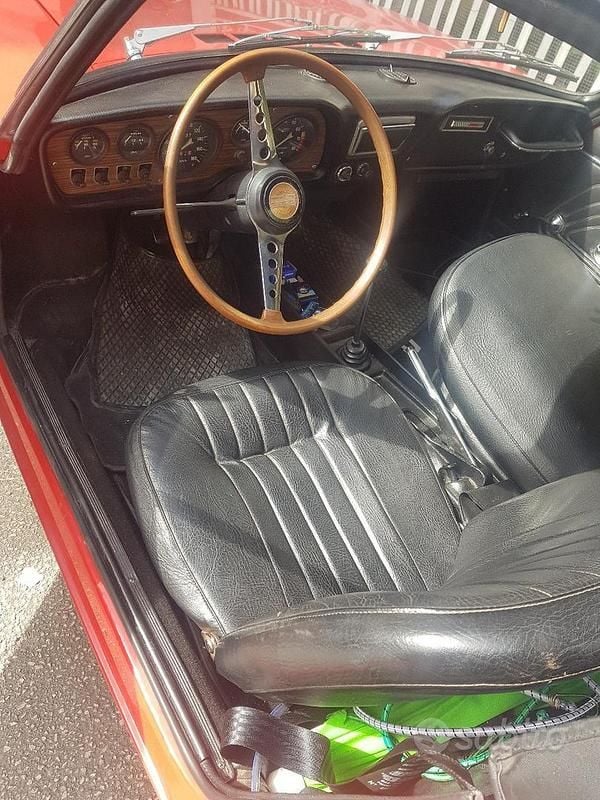 Usata Fiat 850 1970 Rosso Cabrio