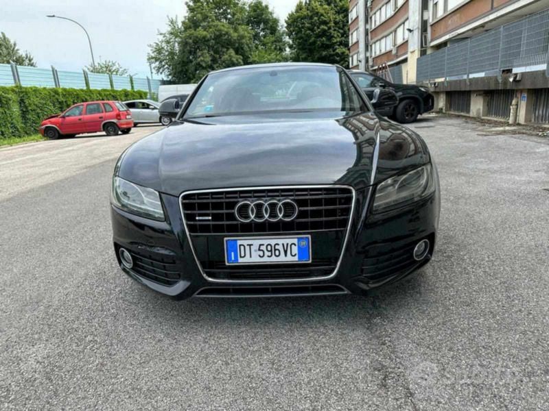 Usata Audi A5 S-Line 239 CV (175 kW) 2009 Nero Coupé