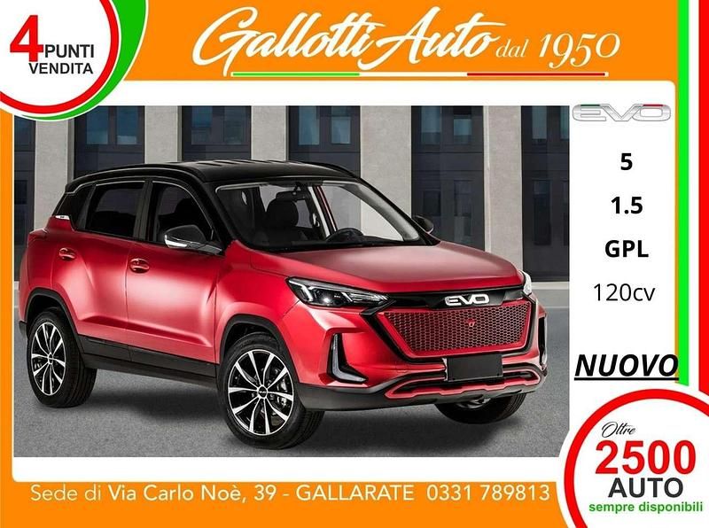 Nuova EVO Evo 5 120 CV (88 kW) 2026 Rosso SUV