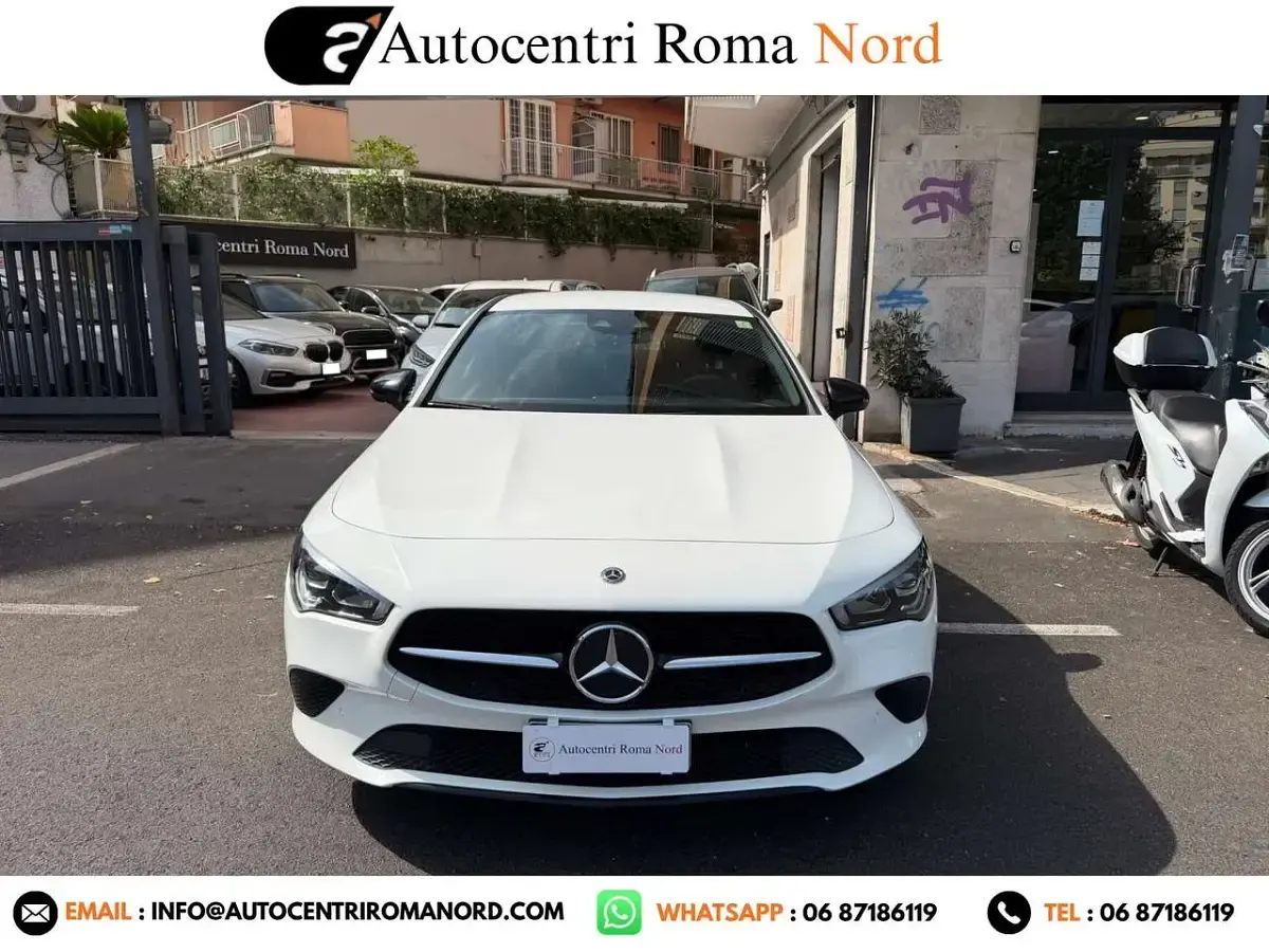 Usata Mercedes CLA220 Premium 190 CV (139 kW) 2020 Bianco Coupé