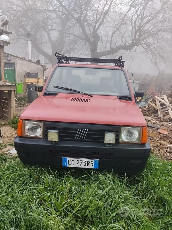 Usata Fiat Panda Young 2003 Rosso Utilitaria