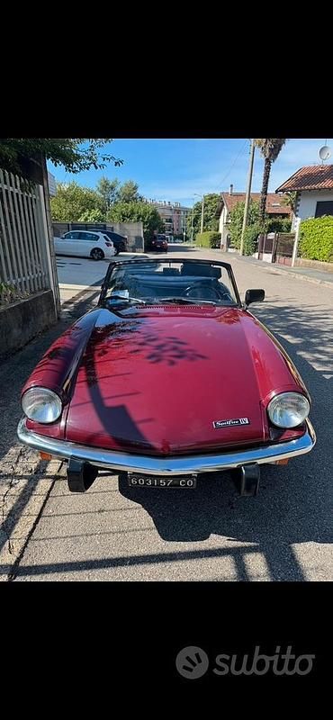 Usata Triumph Spitfire 95 CV (69 kW) 1970 Rosso Cabrio