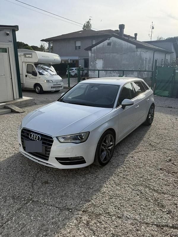 Usata Audi A3 Ambition 184 CV (135 kW) 2014 Bianco Berlina
