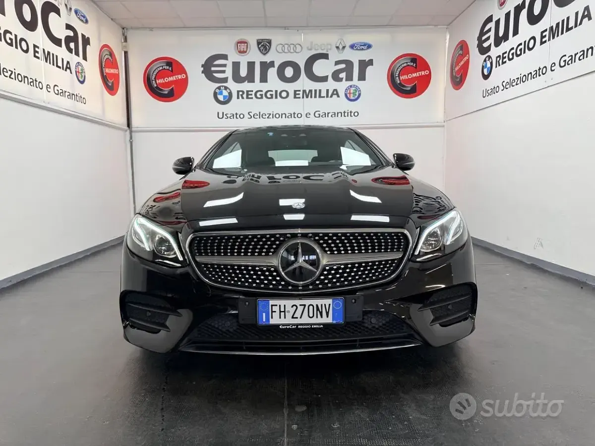 Usata Mercedes E220 Premium 194 CV (142 kW) 2017 Nero Coupé