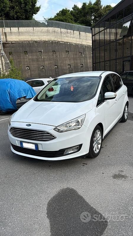 Usata Ford C-MAX Titanium 95 CV (69 kW) 2015 Bianco Monovolume