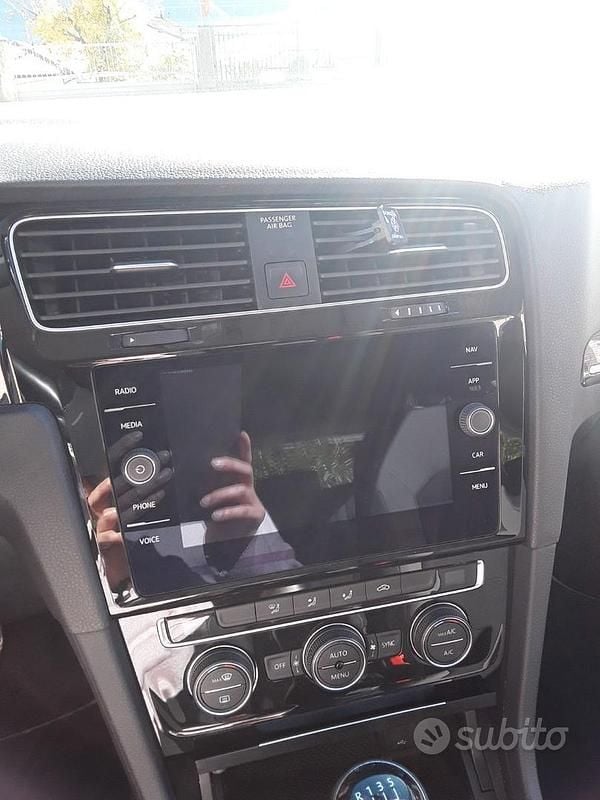 Usata VW Golf VII 115 CV (84 kW) 2019 Bianco Berlina