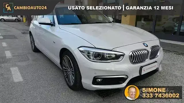Usata BMW 116 Sport Line 116 CV (85 kW) 2018 Bianco Utilitaria