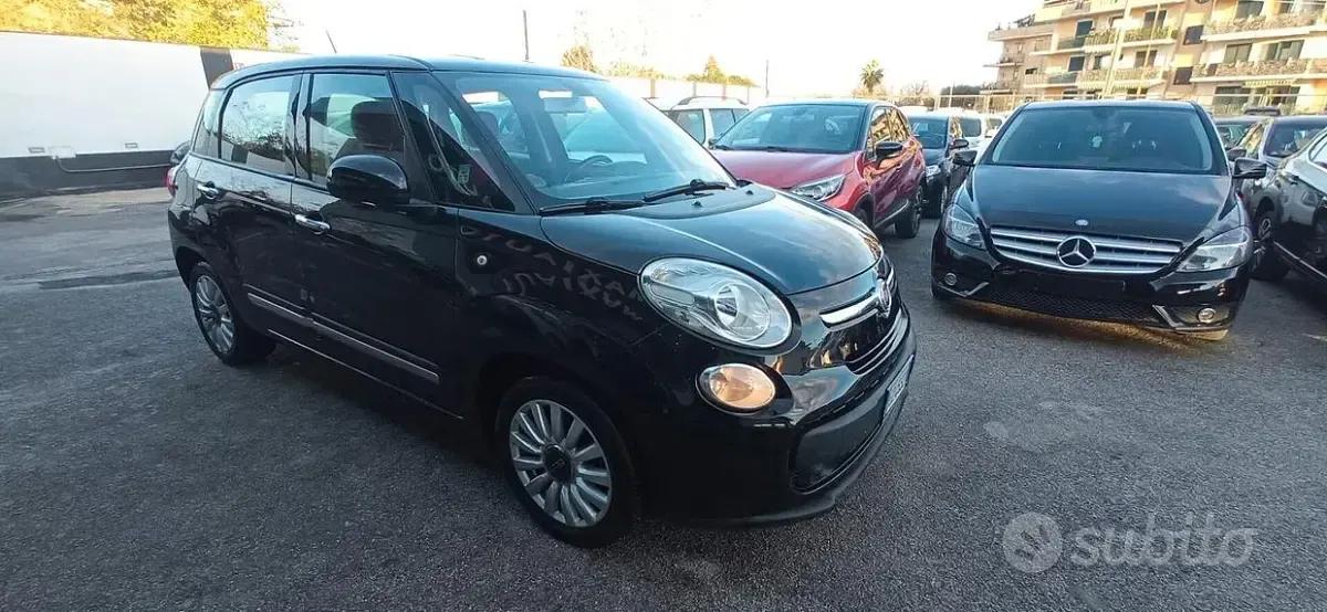 Usata Fiat 500L 85 CV (62 kW) 2015 Nero Monovolume