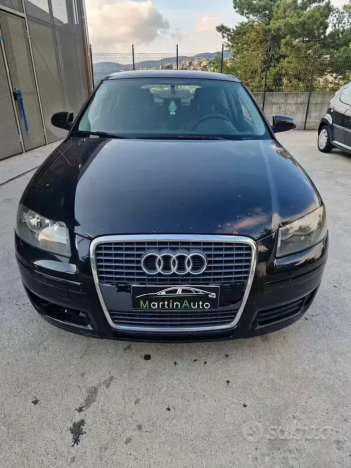 Usata Audi A3 105 CV (77 kW) 2006 Nero Utilitaria