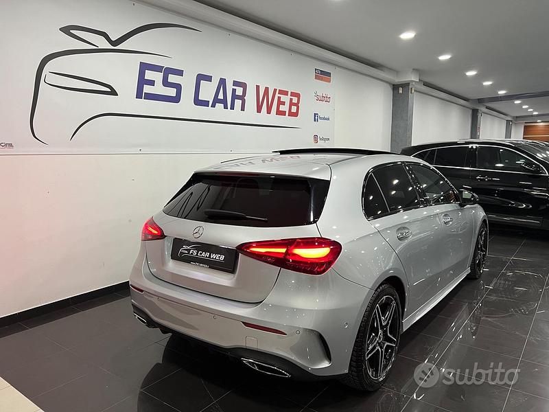 Usata Mercedes A180 AMG Line Premium 116 CV (85 kW) 2023 Grigio Berlina
