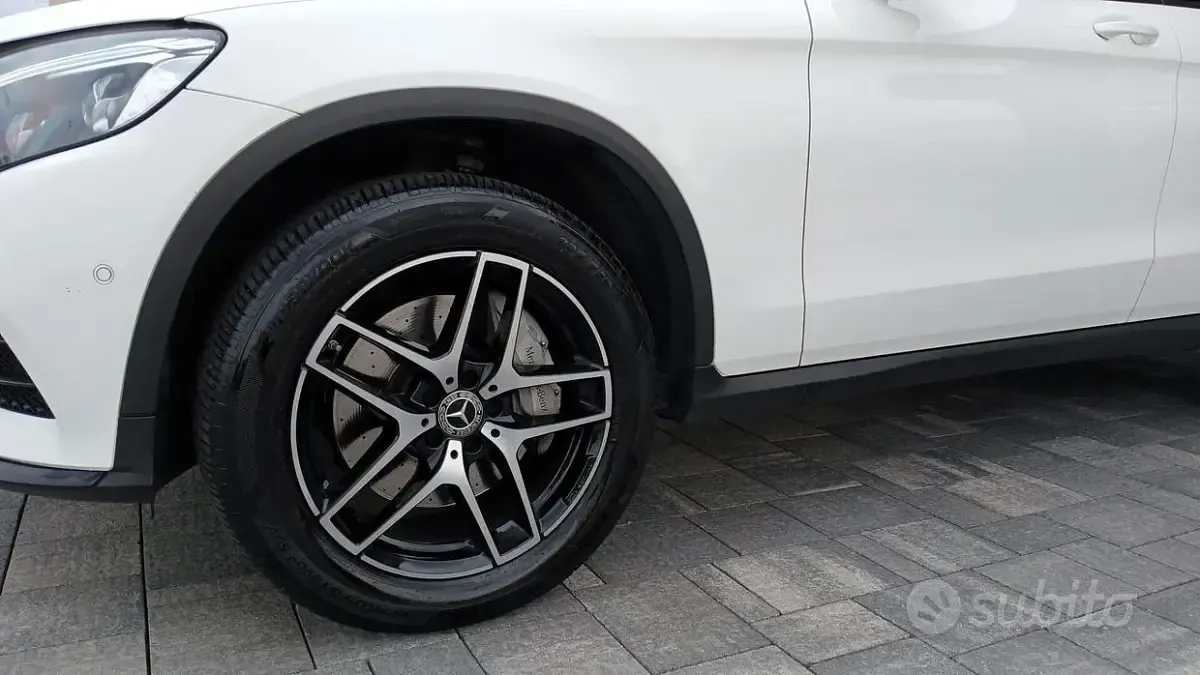 Usata Mercedes GLC250 Premium 204 CV (150 kW) 2018 Bianco SUV
