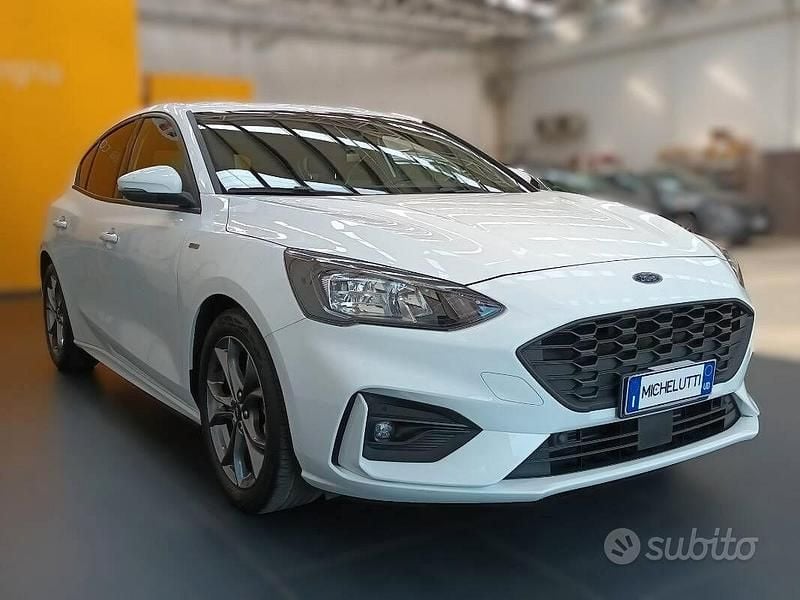 Usata Ford Focus ST-Line 125 CV (91 kW) 2021 Bianco Berlina