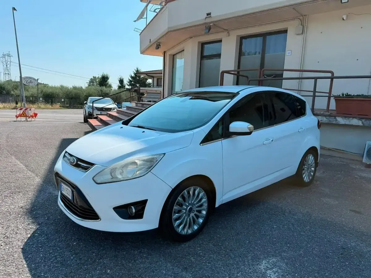 Usata Ford C-MAX Titanium 116 CV (85 kW) 2011 Bianco Monovolume