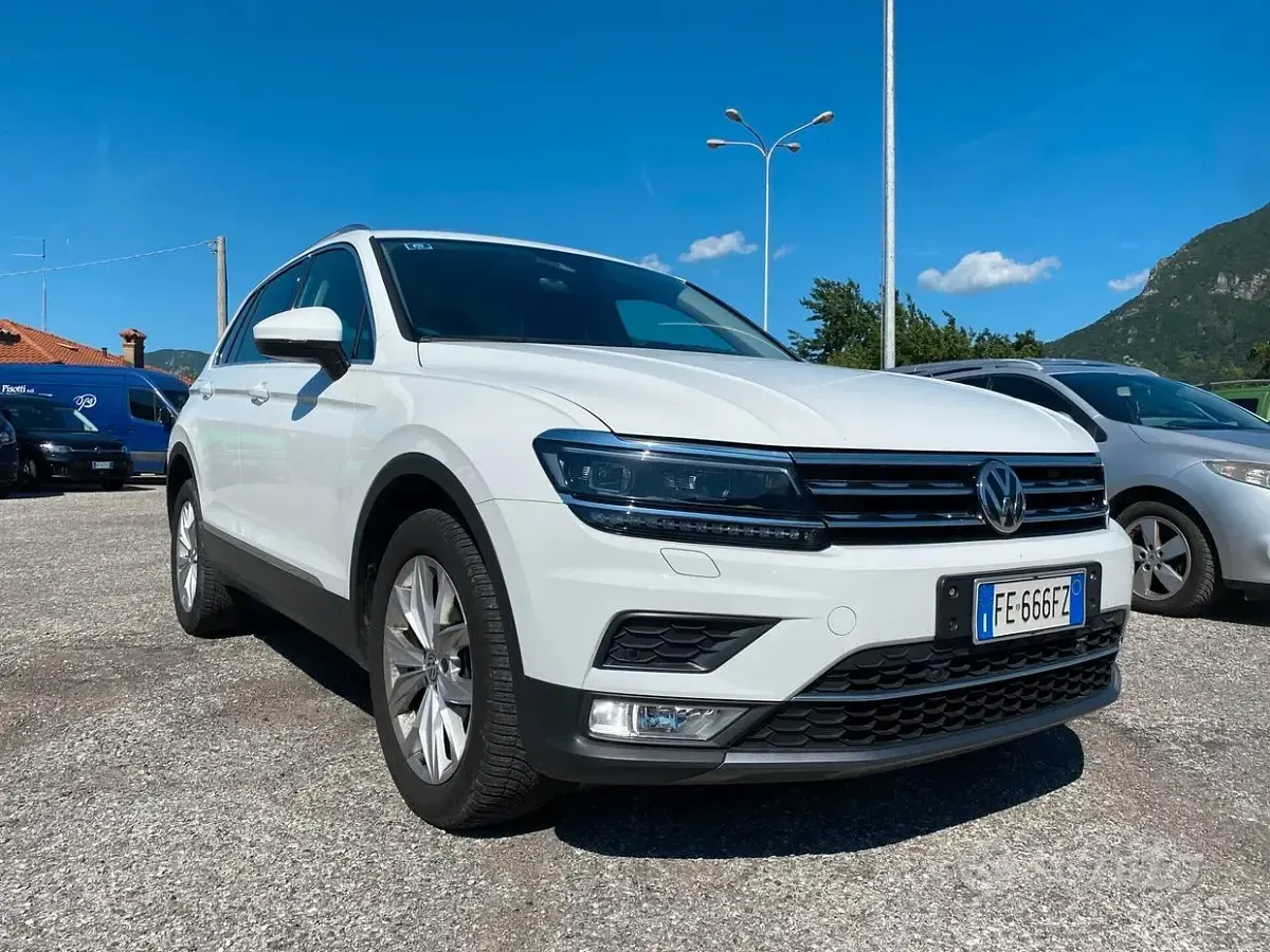 Usata VW Tiguan Executive 150 CV (110 kW) 2016 Bianco SUV
