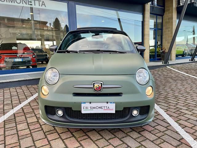 Usata Abarth 500C Custom 135 CV (99 kW) 2014 Verde Cabrio