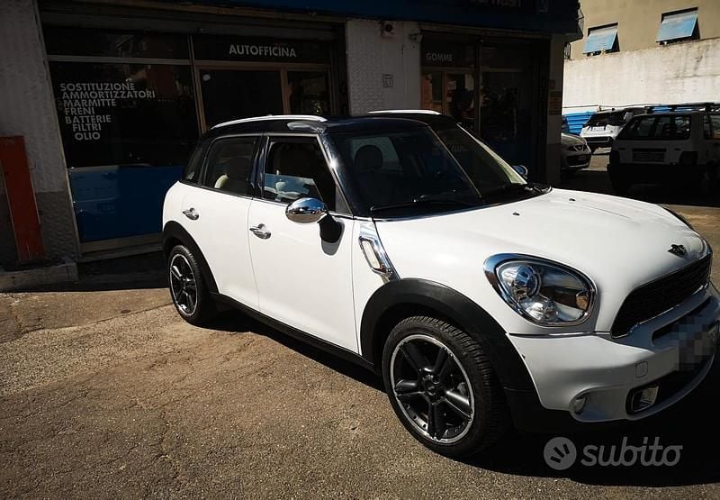 Bianco Usata 2014 Mini Cooper SD Countryman SUV | 10.490 € (Ottimo prezzo) - Immagine 1/4