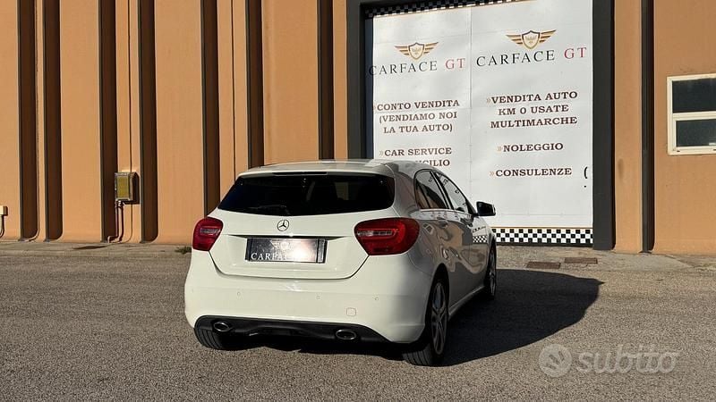 Usata Mercedes A200 136 CV (100 kW) 2014 Bianco Berlina