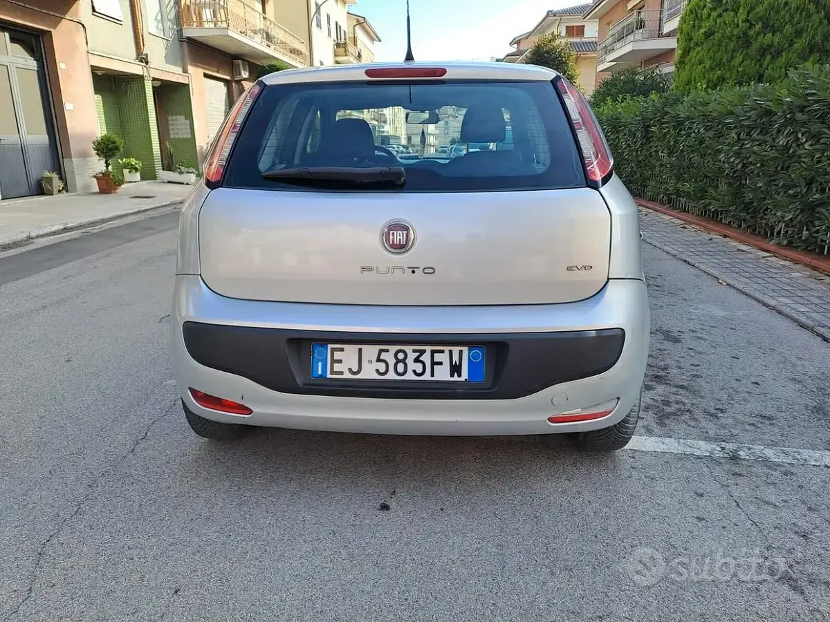 Usata Fiat Punto Evo Active 75 CV (55 kW) 2010 Grigio Utilitaria