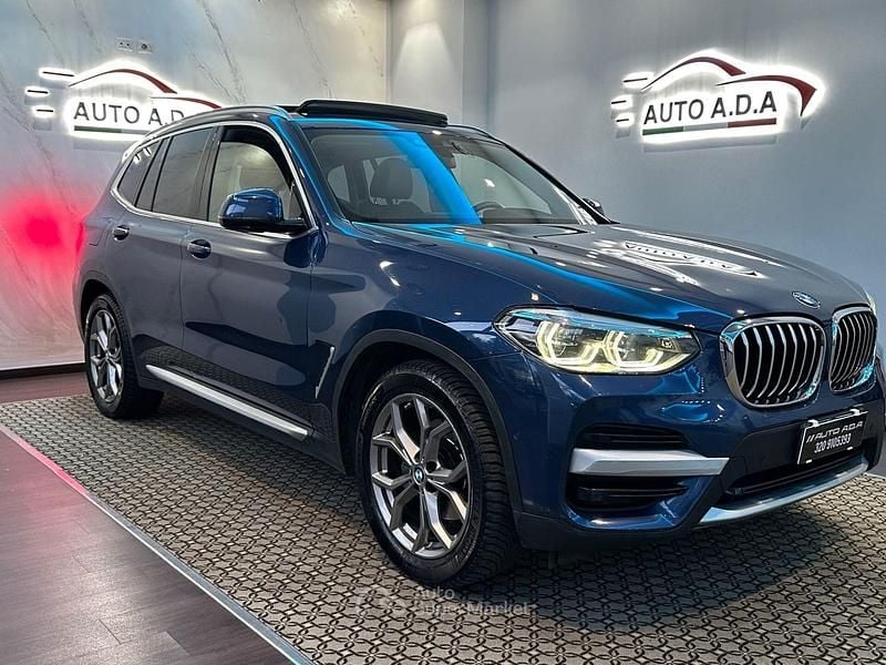 Usata BMW X3 Luxury Line 190 CV (139 kW) 2018 Blu SUV
