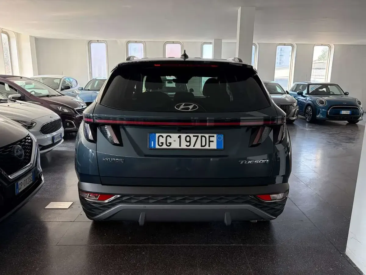 Usata Hyundai Tucson 150 CV (110 kW) 2021 Blu/azzurro SUV
