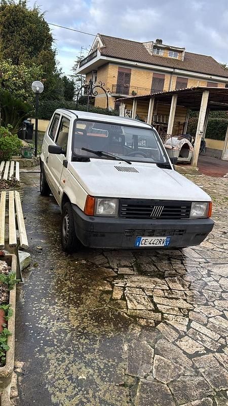 Usata Fiat Panda 2002 Bianco Utilitaria