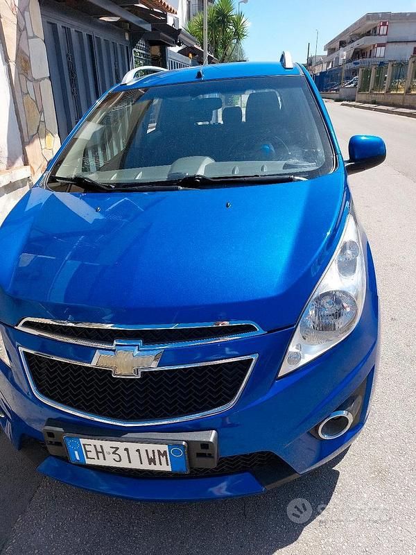 Usata Chevrolet Spark 81 CV (59 kW) 2011 Blu Utilitaria