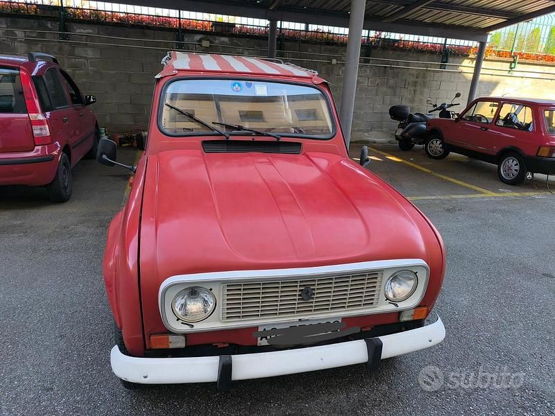 Usata Renault R4 1987 Rosso Cabrio