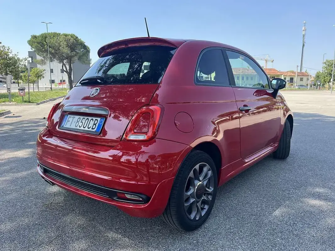 Usata Fiat 500 S 69 CV (50 kW) 2018 Rosso Utilitaria