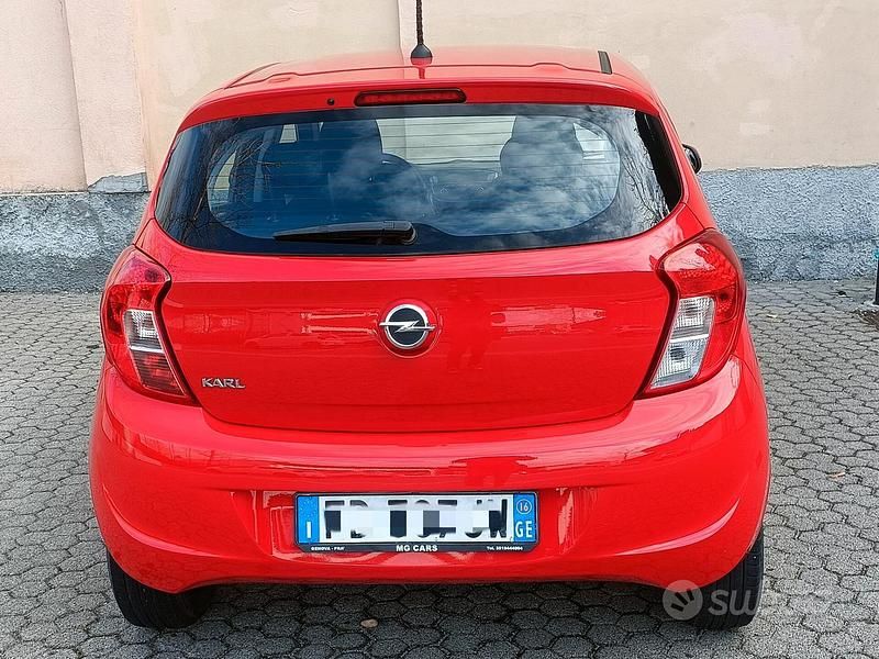 Usata Opel Karl 75 CV (55 kW) 2016 Rosso Utilitaria