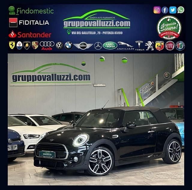 Usata Mini Cooper D Cabriolet 116 CV (85 kW) 2018 Nero Cabrio