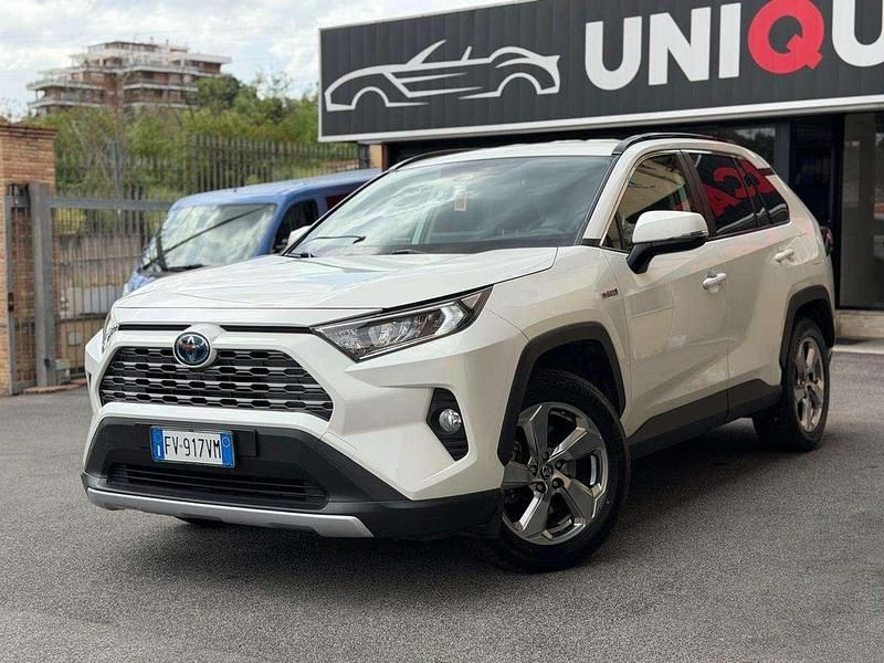 Usata Toyota RAV4 Hybrid Active 218 CV (160 kW) 2019 Bianco SUV