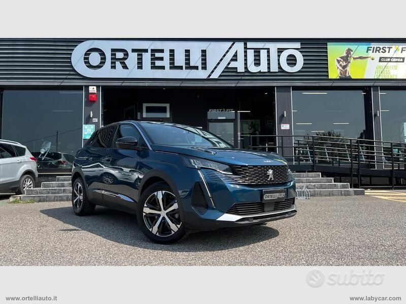Blu/azzurro Usata 2022 Peugeot 3008 Allure SUV | 19.600 € (Buon prezzo) - Immagine 1/4