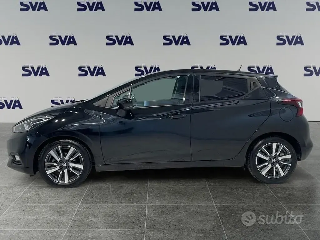 Usata Nissan Micra Acenta 90 CV (66 kW) 2017 Nero Utilitaria